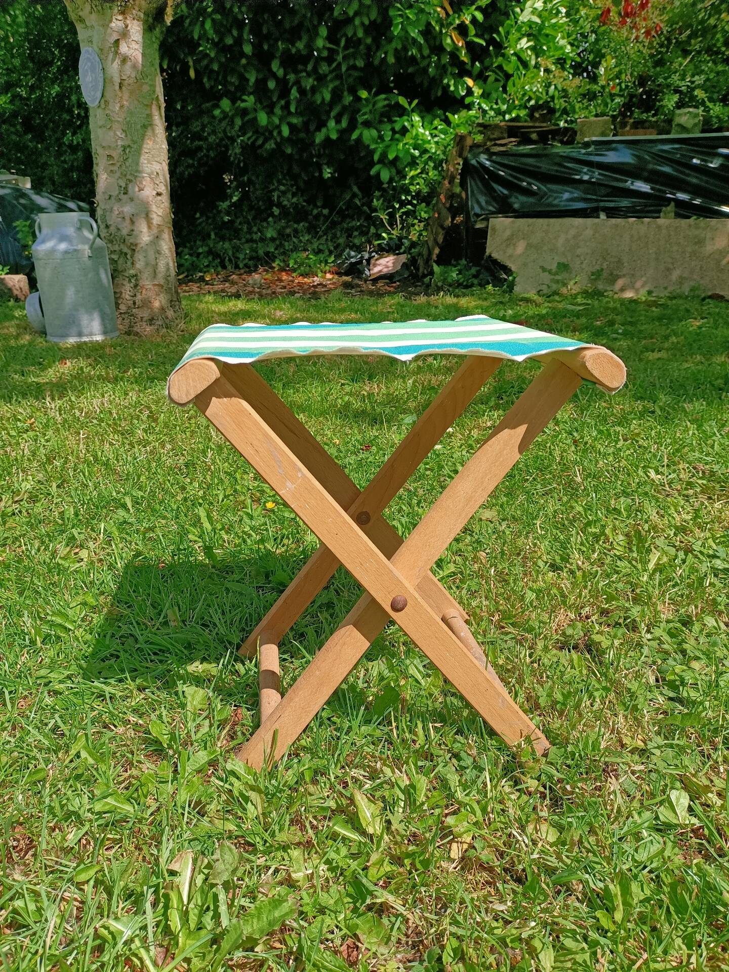 Vintage folding stool