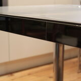 Table from the 70's formica in white and stainless steel