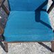 Armchair year 50 wood and fabrics