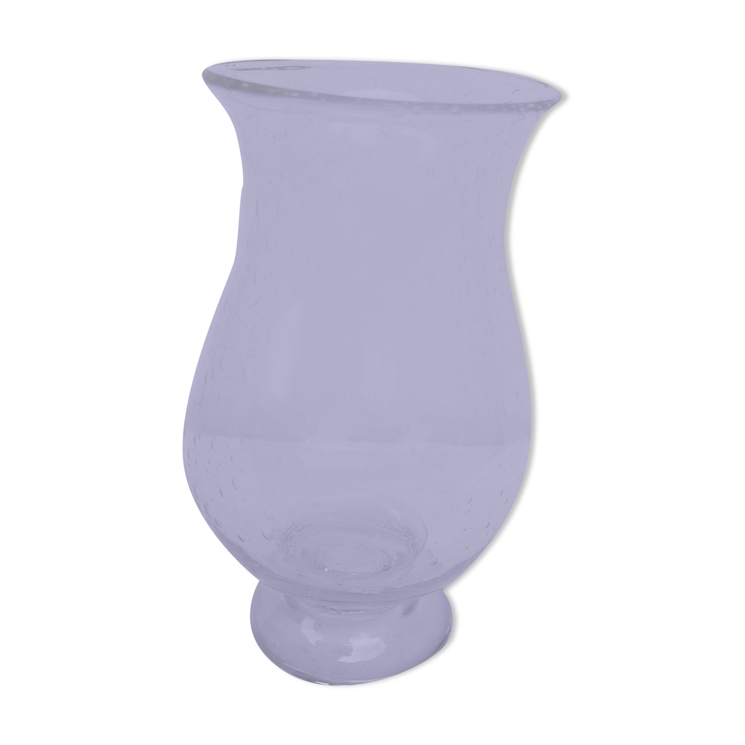 Large vase, photophore Biot ( purple )