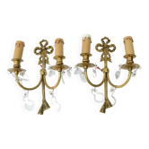 Pair of wall lamps