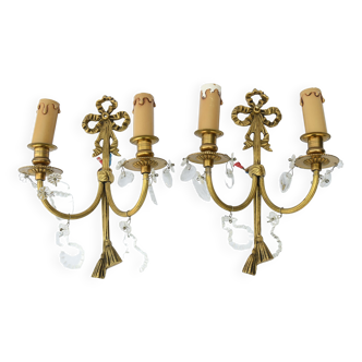 Pair of wall lamps