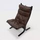 Siesta Lounge Chair and Ottoman by Ingmar Relling for Westnofa Norway 1960s