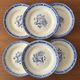 Set of dessert plates Digoin Sarreguemines canebiere • Tableware v
