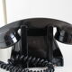 Téléphone en bakélite noir années 50