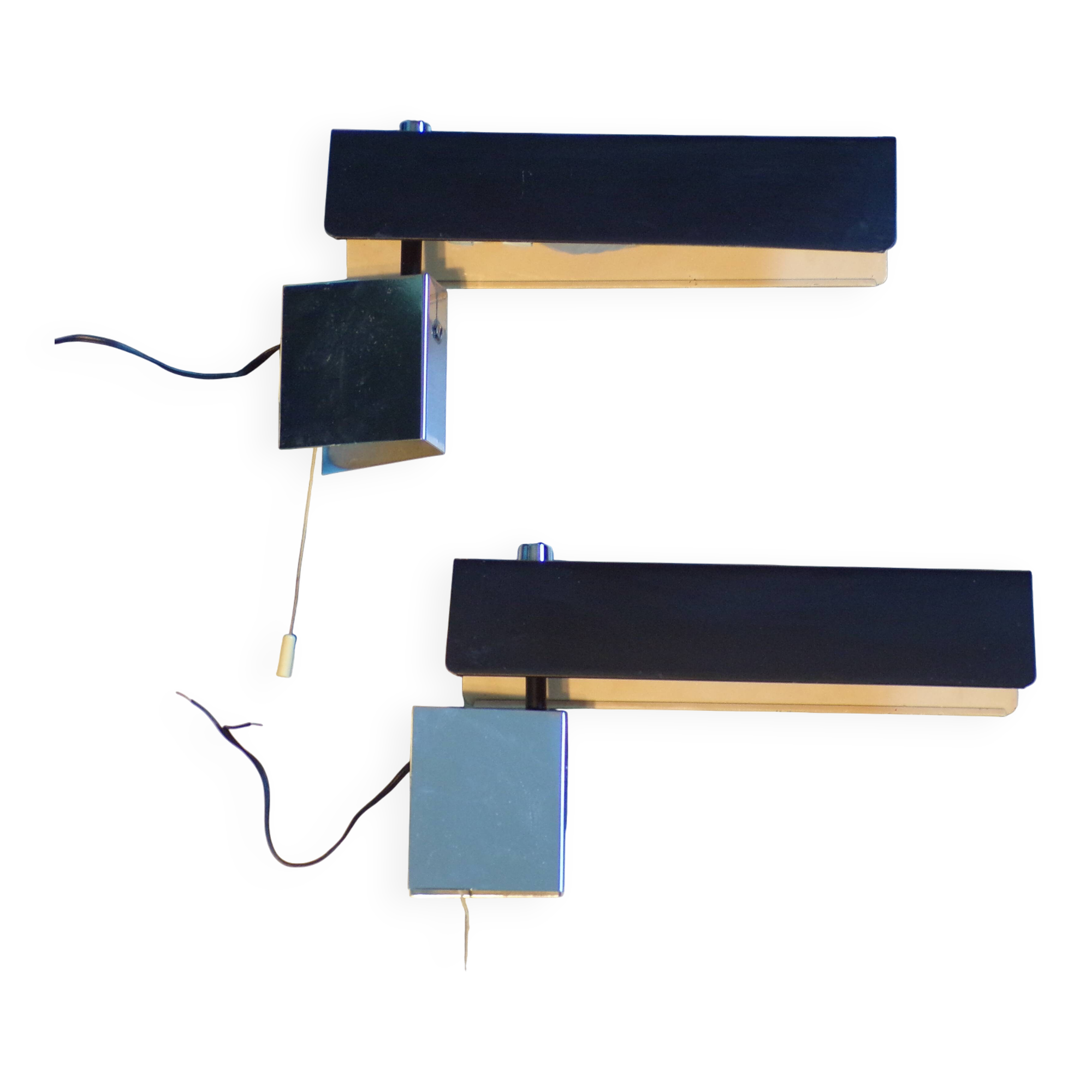 Pair of 1950-60 wall lights