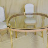 Table and 2 chairs Art Deco