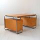 Bureau scandinave en bouleau et acier par Mücke & Melder, années 1930