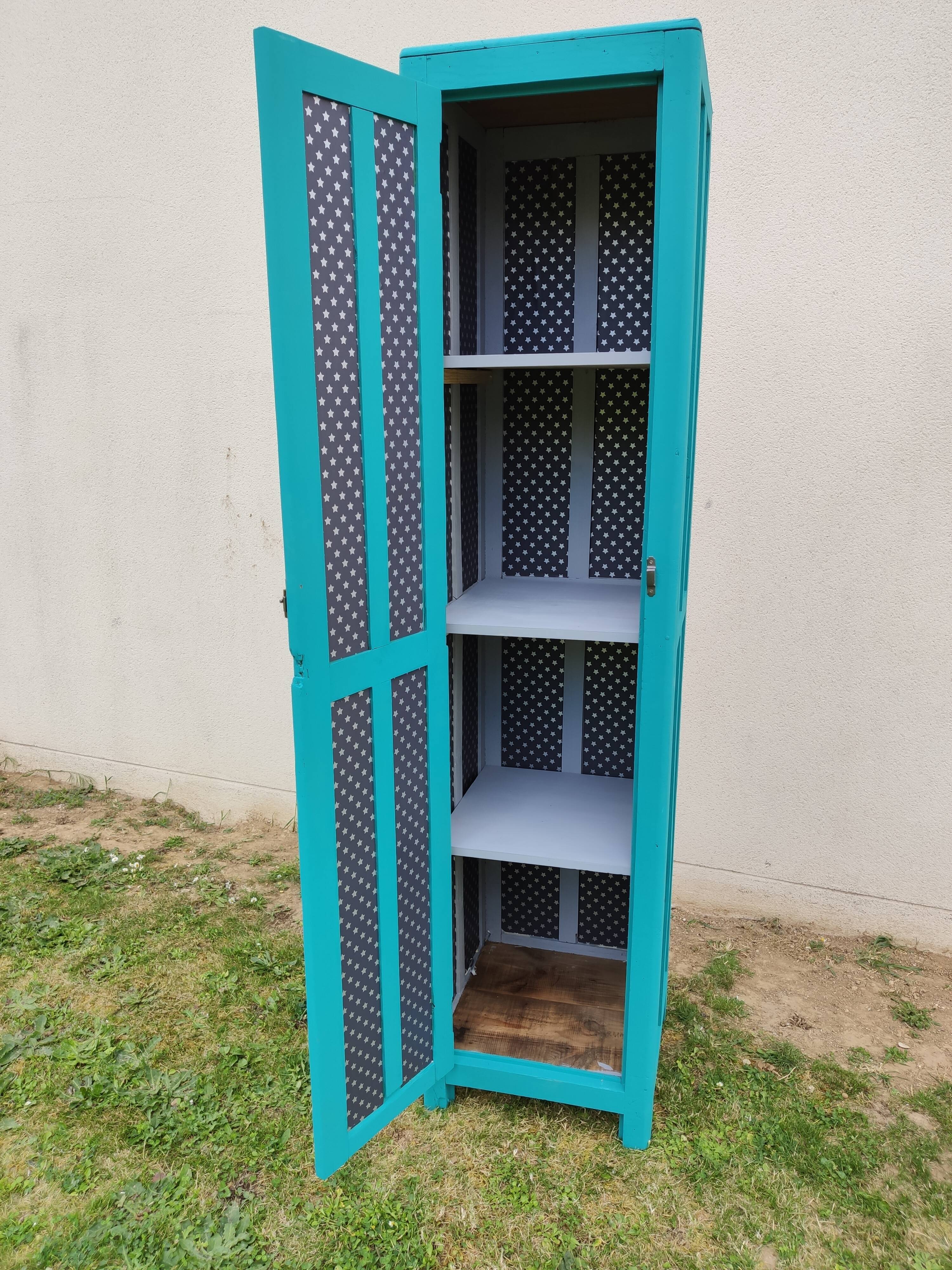 Vintage wooden vestiary