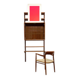 Small Mid-Century Modern Wall Unit,  Royal System with  Desk, Poul Cadovius for Cado, Denmark, 1950s