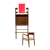Small Mid-Century Modern Wall Unit,  Royal System with  Desk, Poul Cadovius for Cado, Denmark, 1950s