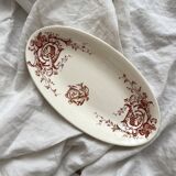 Oval ironstone dish "Joinville" KG Lunéville