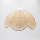 Vintage wicker flower pendant lamp