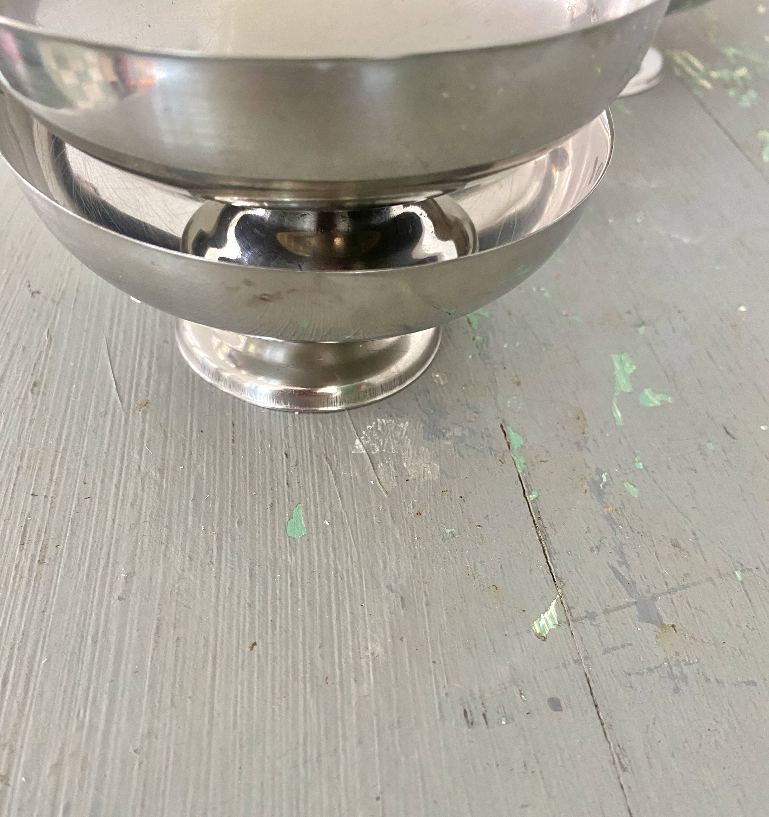 Stainless steel ice cream cup set