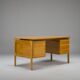 Mid-Century Oak Freestanding Desk from GV Møbler, 1970s