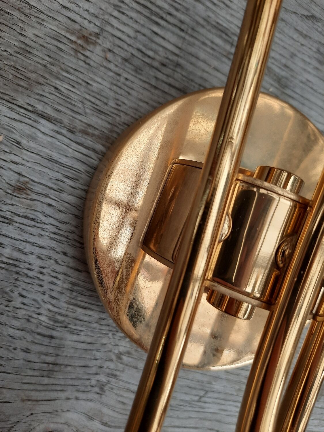 Pair of 1970's Boulanger gilt wall sconces