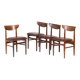 Dining Room Furniture in Rosewood by Skovby, Denmark, 1960s, Set of 4