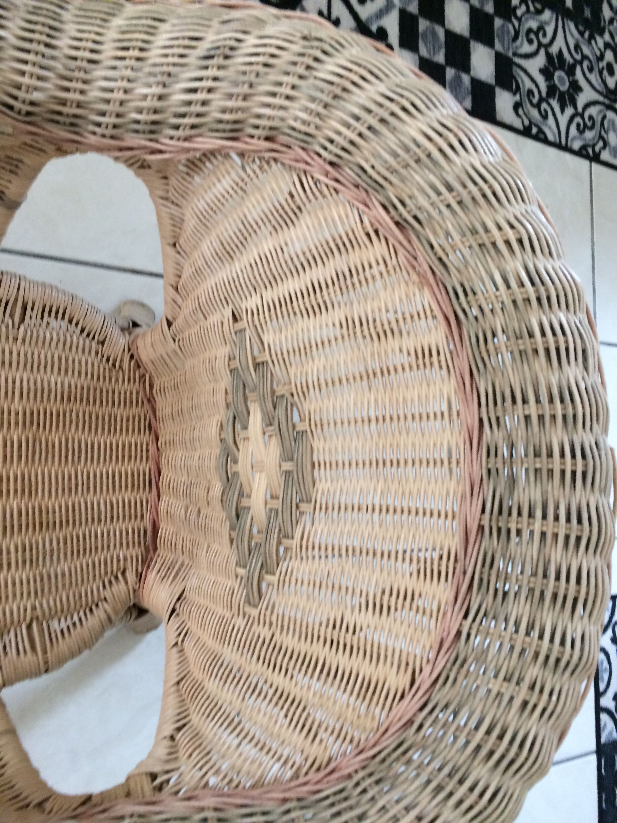 Children armchair rattan 65 years