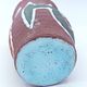 Small Accolay vase in ceramic with polychrome abstract decoration – 1950s/60s