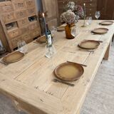 Large farmhouse table with 10 drawers