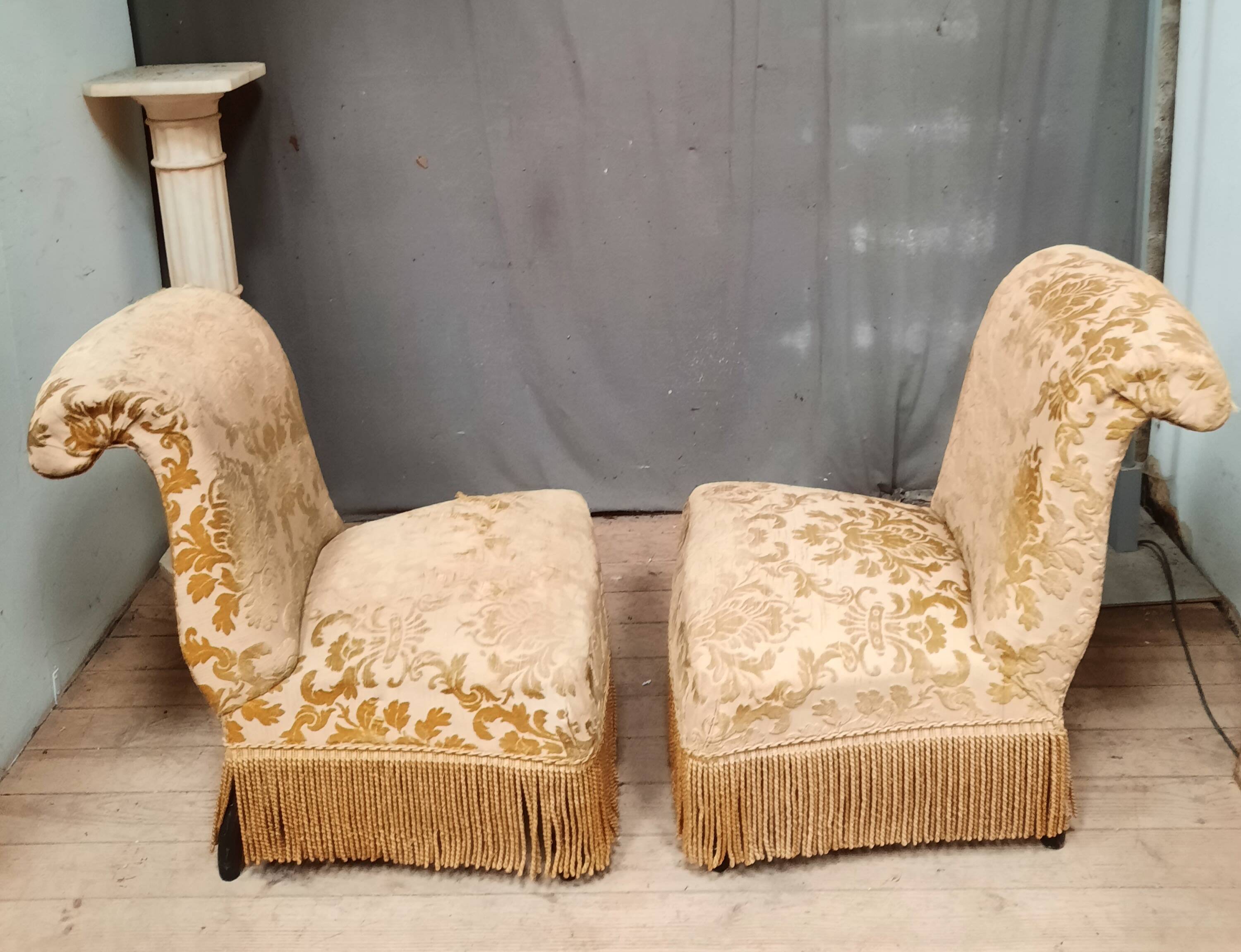 Pair of “toad” chairs