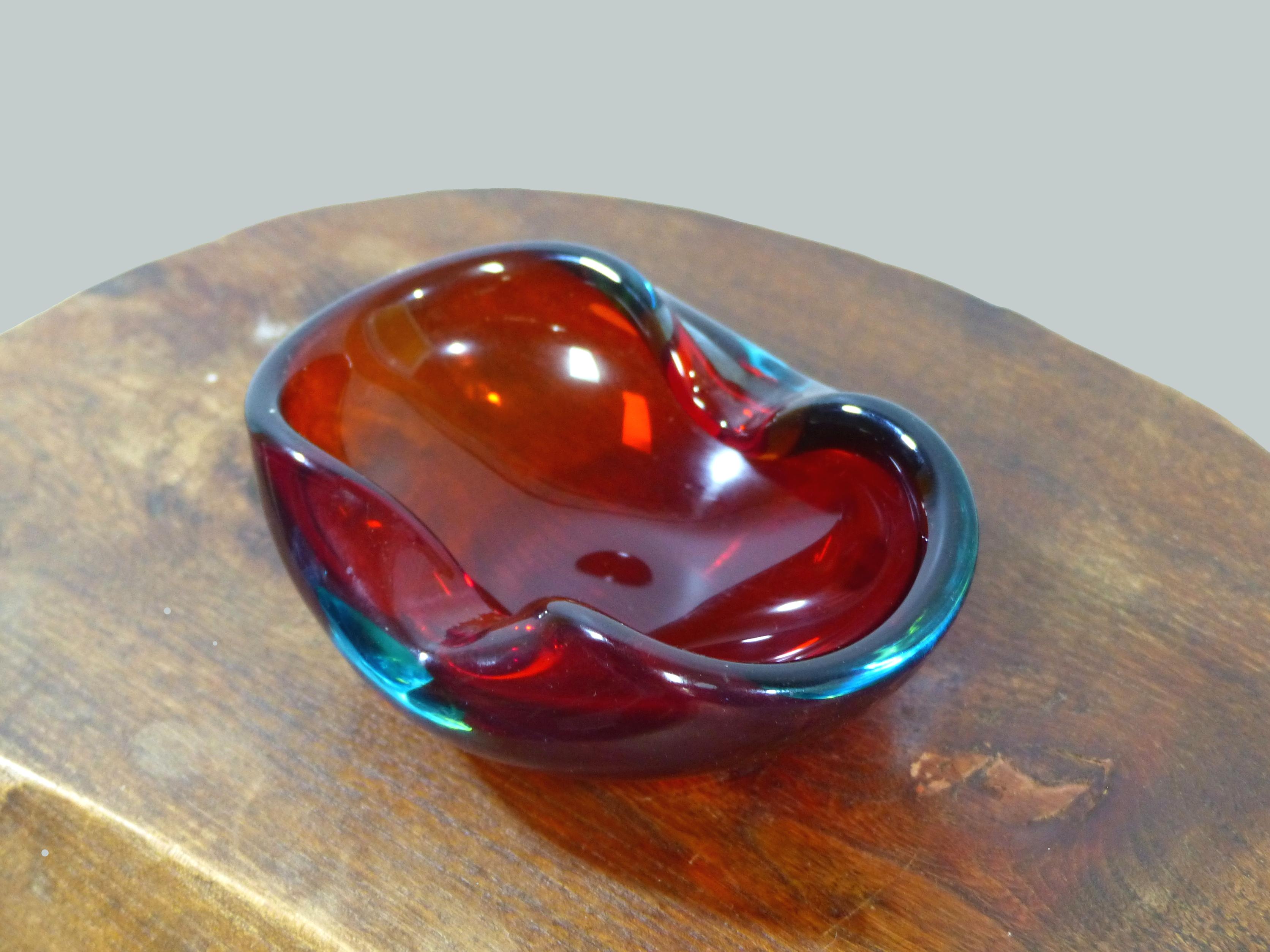 Murano multicolor ashtray
