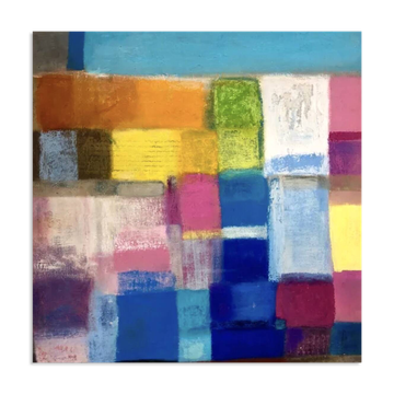 Pastel-coloured tableau