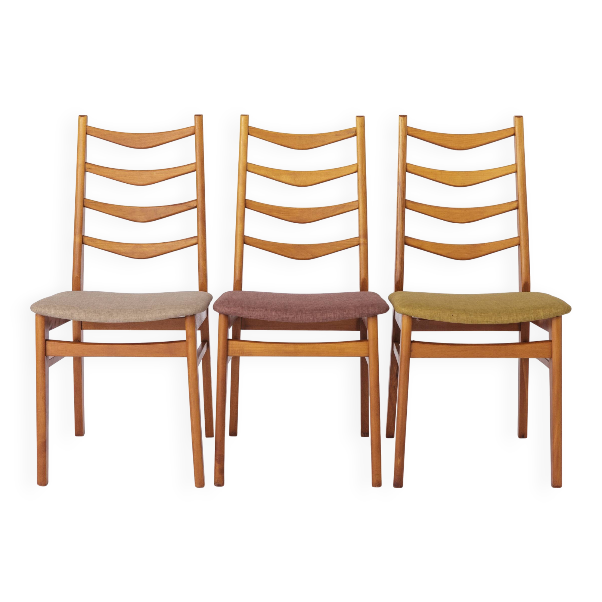 3 Vintage Dining Chairs 1970s - German Design