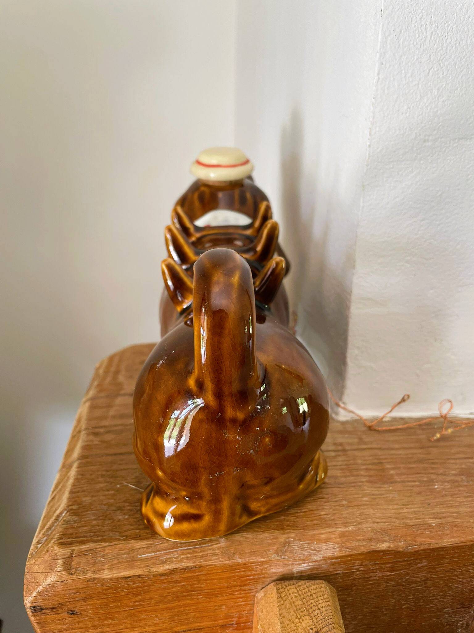 Kitsch dog-shaped carafe