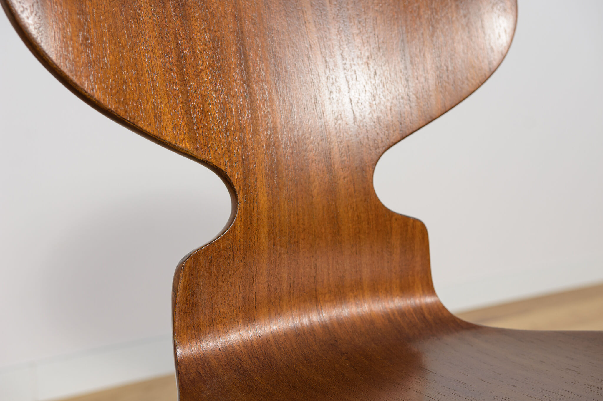 Modèle de chaise Ant 3101 en teck par Arne Jacobsen pour Fritz Hansen, Danemark, années 1970.