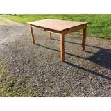 Country farmhouse table in pine