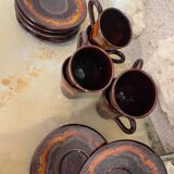 Vallauris, ceramic coffee service