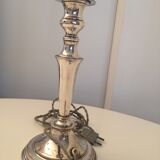 Old lamp silver metal