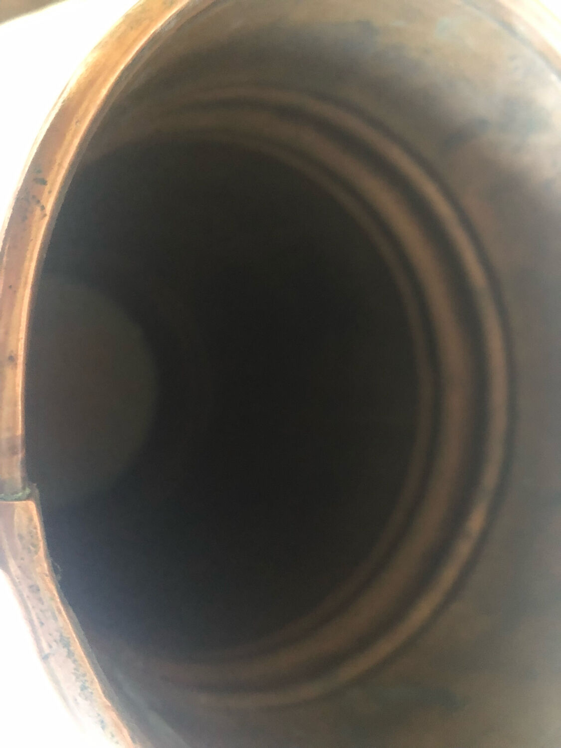 Copper umbrella door