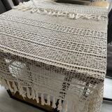 Bedside rug - throw in old cotton thread
