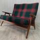 Banquette scandinave pieds compas