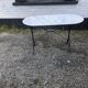 Marble bistro table