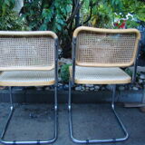 Pair of chairs Cesca B32 Marcel Breuer