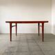 Scandinavian dining table in teak
