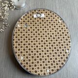 Butterfly domed glass frame "Morpho menelaus"