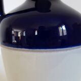 Glazed stoneware ceramic pitcher signed Dolphi, France