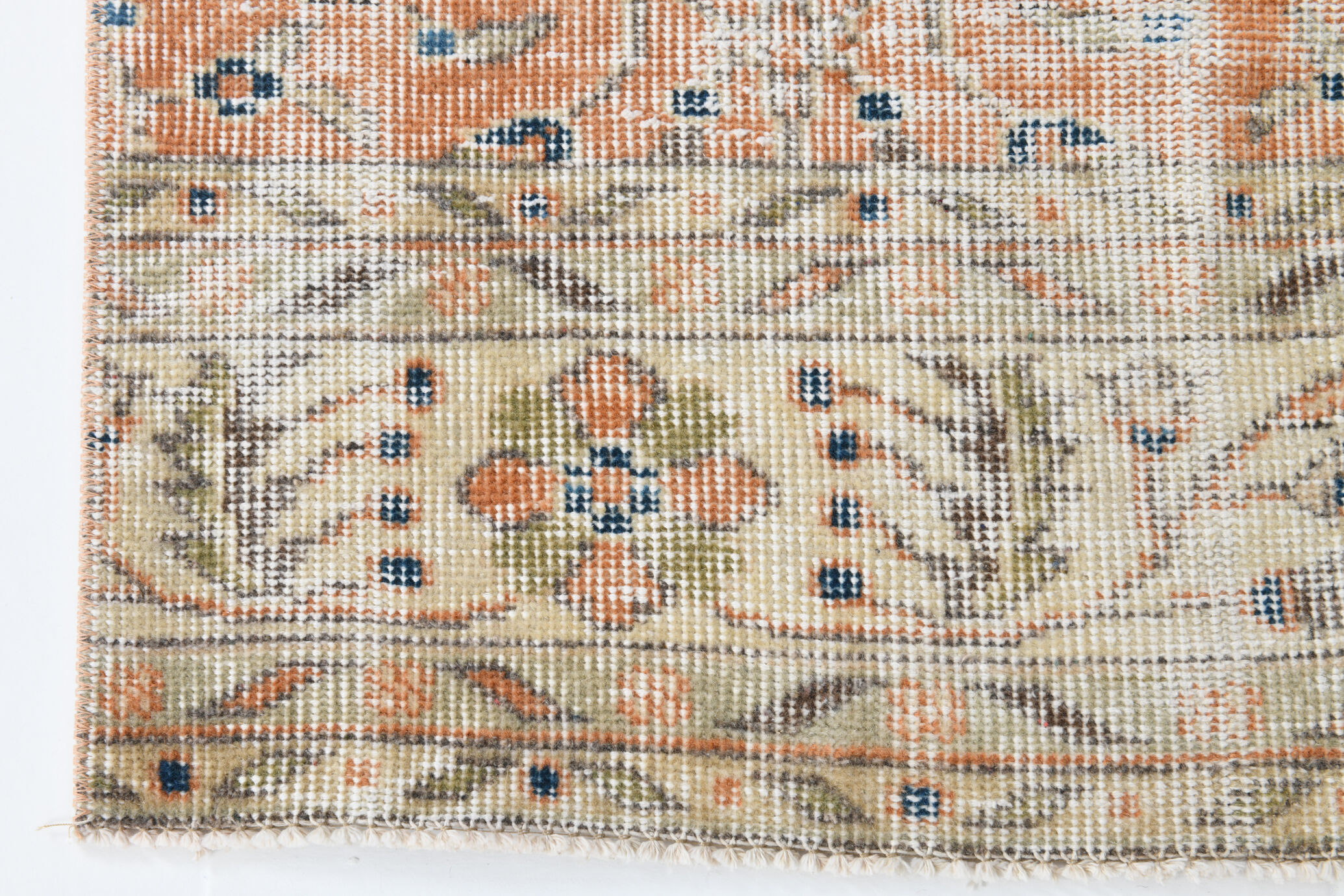 3x9 Vintage Floral Runner Rug,78x275Cm