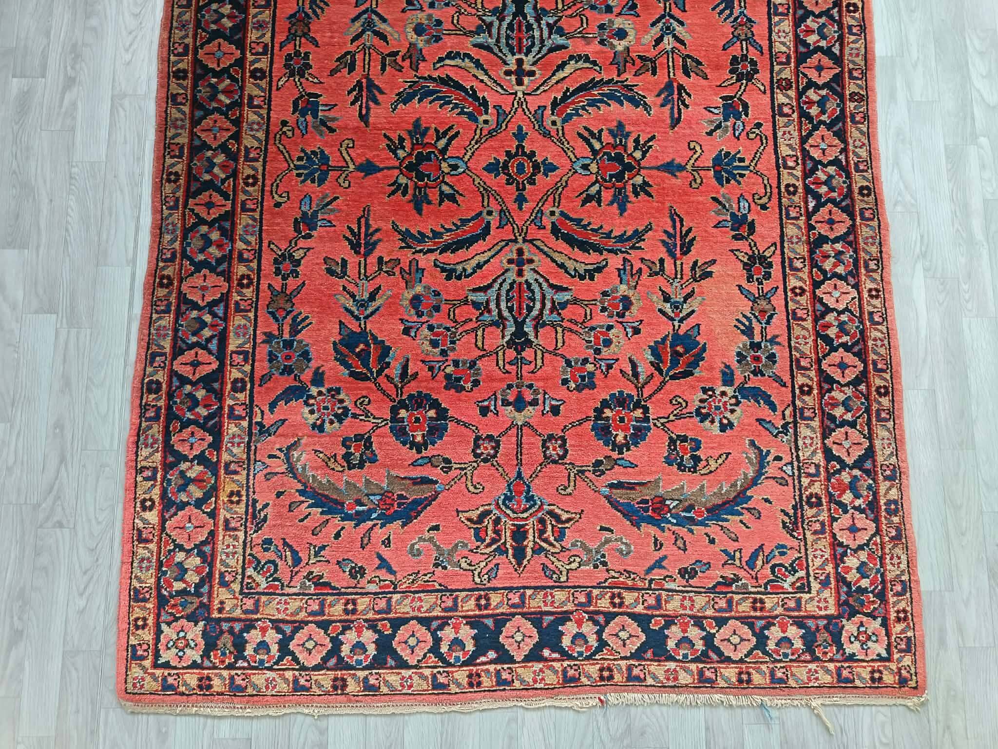 Handmade Sarouk Persian carpet