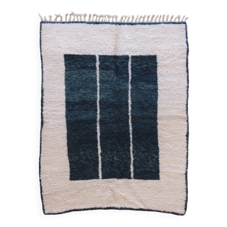 Tapis Bleu Pétrole Contemporain - 260 x 200 cm