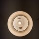 Bedside lamp in opaline glass and orange metal, 1970s