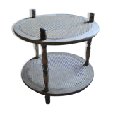 Coffee table cannage/wood