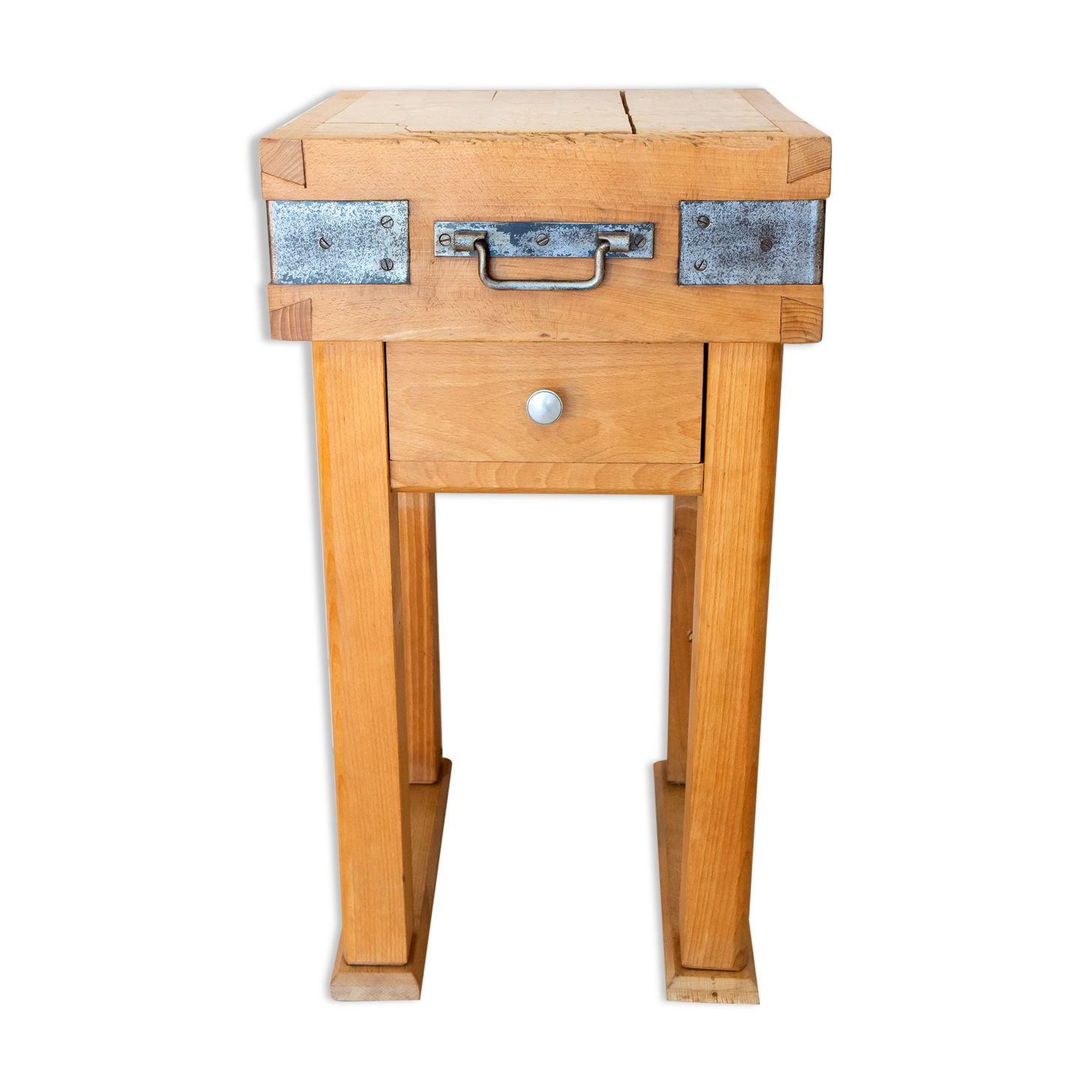 Old butcher's log, furniture by trade