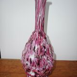 Vase ou flacon en verre moucheté