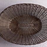 Silver metal basket