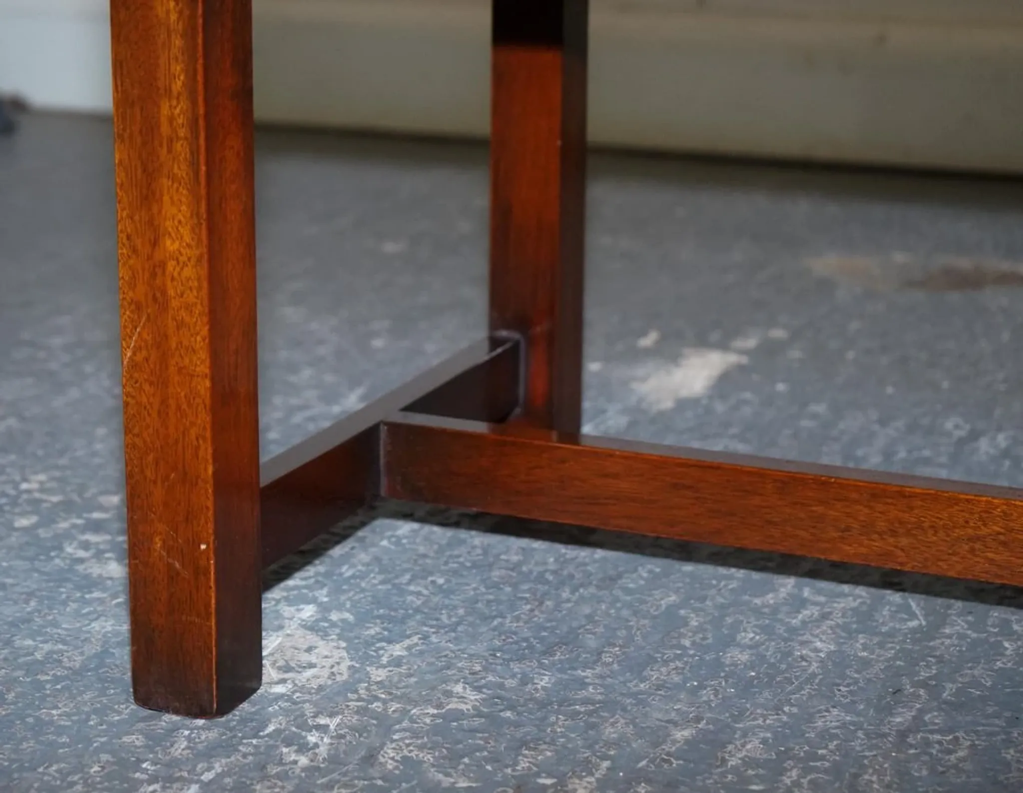 Vintage Military Campaign Coffee Table by REH Kennedy